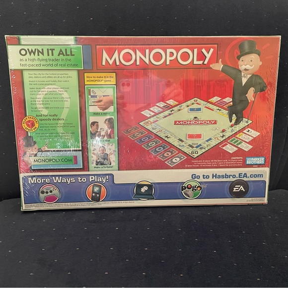 NWT Vintage 2008 MONOPOLY Board Game Speed Die   Sealed - Picture 2 of 2